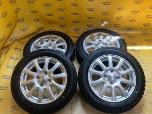 K-1123☆2021年製 155/65R14 GOODYEAR ICENAVI7☆LEBEN 14x4.5J+45 4/100☆スタッドレス☆軽自動車全般☆４本セット☆