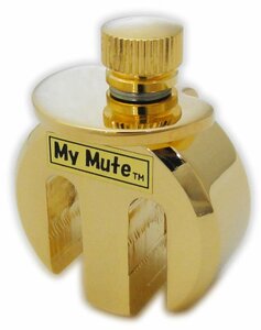 【中古】My Mute バイオリン用消音器 高級金メッキ仕上げ 重量約65g MM-V