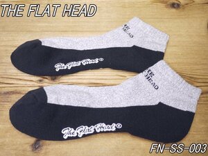 新品 フラットヘッド アンクルソックス グレー FN-SS-003 theflathead anklesocks