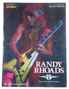 RANDY RHOADS ランディ―ローズ/ギター弾き語り　タブ譜　英語　cherry lane music company