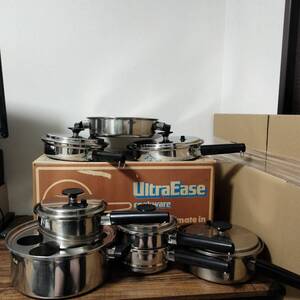 現状品 UltraEase cookware Ekco Home Products Co. 鍋8点セット N2