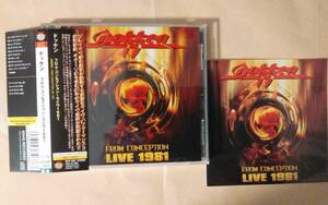 【未発曲入り初期ライブ】DOKKENのFrom Conception: Live 1981 国内帯付きCD。