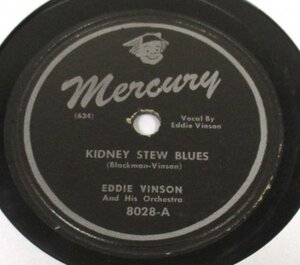 ** Rhythm & Blues 78rpm ** Eddie Vinson And His Orchestra Kidney Stew Blues / Old Maid Boogie[ US ] SP盤