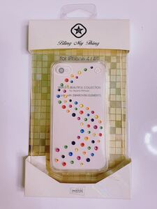 アイフォン SWAROVSKI スワロフスキー iPhone 4 4S 携帯ケース 携帯カバー スマホ スマホカバー ラインストーン ハワイ アロハ 透明 クリア