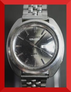 セイコー SEIKO 5 ACTUS SS 23石 自動巻き 3針 デイデイト 6106-8440 男性用 メンズ 腕時計 x831 稼働品