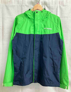 Columbia Wabash Jacket PM2503 コロンビア マウンテンパーカー Mサイズ グリーン × ネイビー