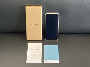 未使用品 初期化済 Y!mobile ワイモバイル AQUOS wish3 A302SH ホワイト スマートフォン スマホ ソフトバンク判定○ 64GB 箱付