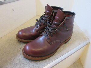 ●1000円～レッドウィング REDWING 9011 ベックマン ブラックチェリー プレーントゥ ブーツ　サイズ27.5cm