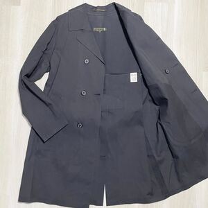 MACKINTOSH【ダンケルド Lサイズ位】ステンカラーコート ゴム引きコート ロングコート 黒 40 マッキントッシュ ビジネス 通勤 仕事 メンズ