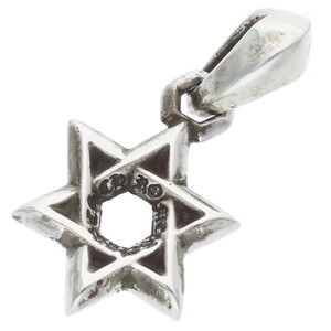 クロムハーツ ネックレストップ STAR OF DAVID CHARM/スターオブダビデチャーム シルバーネックレストップ 中古 SJ02