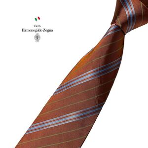 ERMENEGILDO ZEGNA ネクタイ レジメンタル柄 ストライプ柄 エルメネジルド ゼニア USED 中古 m782