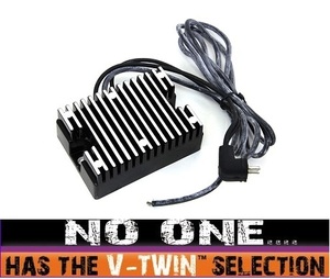 V-TWIN 32-0980 2009-13年 XL 用 レギュレーター 黒 Volt Tech Black Regulator スポーツスター OEM 74711-08 相当品