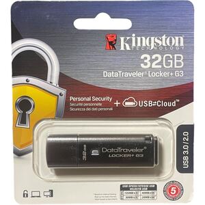 キングストン Kingston USBメモリ 32GB USB3.0 DataTraveler Locker+ G3 DTLPG3/32GB