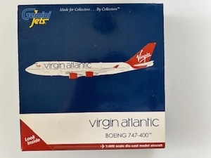 Gemini jets 　Virgin atlantic 　ヴァージン・アトランティック　 BOEING 747-400 　1:400 scale 