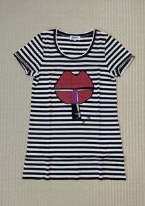 【送料無料】SONIA by SONIA RYKIEL （ソニア・リキエル）／半袖 カットソー チュニック Tシャツ ボーダー 綿