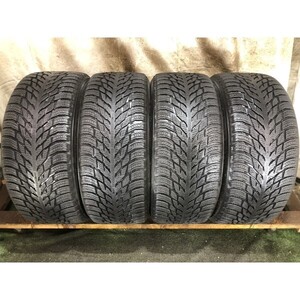 2019年製 8～9分山 nokian TYRES HAKKAPELIITTA R3 SUV 265/50R19 110R 4本/札幌市手渡し可/中古スタッドレスタイヤ(冬) BMW X5,X6 F_140