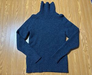 SHIPS ウール タートルネックセーターMサイズブルーグレー タートルネックニット UNITED ARROWS JOURNAL STANDARD BEAMS CLUL FUDGE