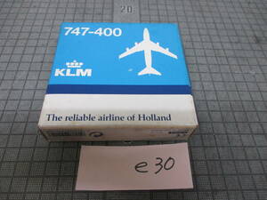 e30　　シャバク(SCHABAK) KLM Royal Dutch Airlines Boeing 747-400 [921/5]　　