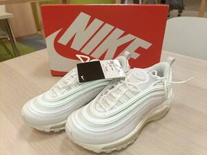 【未使用】 NIKE AIR MAX 97 WHITE PURE PLATINUM 921733-100（ホワイト/ピュアプラチナム) 24.0cm 本体価格￥18,000+税