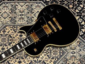 初期品 1989年製 Burny Les Paul Custom 57 バーニー レスポール カスタム オールマホガニー VH-1 Gibson Greco Tokai FERNANDES JAPAN 5kg