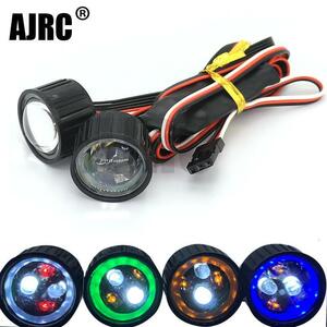 お得 RC LED ヘッドライト 多機能RCカーヘッドLEDライト全4色 ライト コントローラー リモコン ボード フラッシュ ハイライト CH3