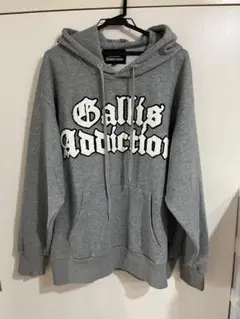 Gallis Addiction グレー パーカー