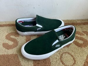 バンズ スケート スリッポン 28cm 緑 VANS SKATE グリーン Pro プロ