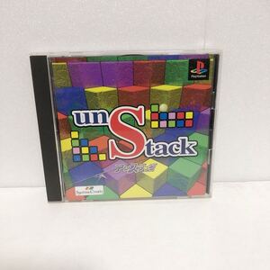 希少 中古PSソフト★unStack アンスタック★PS1 PS ONE