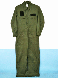 ★沖縄米軍放出品！　【COVERALLS UTILITY　ユーティリティ カバーオール】　サイズ46L　つなぎ　USED