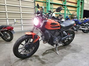 格安　ドカティ　ドゥカティ　スクランブラー　SIXTY2　セル始動　平成30年式　22456ｋｍ　