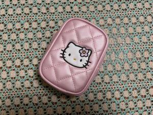 ◆未使用　ハローキティ　Hello Kitty　デアゴスティーニ　なつかしのアイテムコレクション4号　ピンクキルトポーチ　サンリオ　sanrio