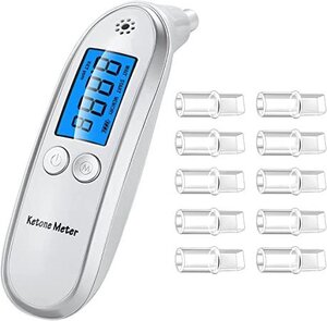 ☆KETONE BREATH METER ケトシス呼吸測定器 ケトンメーター検知器◆マウスピース10個付き2,991円