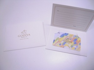 チケット祭 GODIVA ゴディバ 商品券 1000円 未使用 残高照会済み