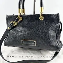 【良品】Marc Jacobs バッグ 2WAY ショルダーバッグ レザー ロゴ