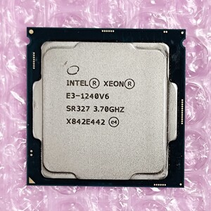 【動作確認済み】Xeon E3-1240 V6 3.70GHz SR327 /　LGA1151 