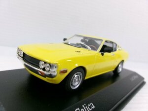 ミニチャンプス 1/43 トヨタ セリカ 1975 イエロー 左ハンドル (1331-579)