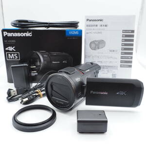 ★新品級・元箱付き★ Panasonic パナソニック 4K デジタルビデオカメラ ブラック HC-VX2MS-K #2332