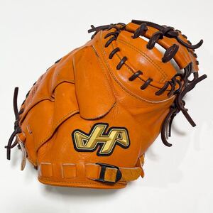 【硬式】ハタケヤマ キャッチャーミット M9型 オレンジ HATAKEYAMA 捕手用 グローブ 野球 グラブ 爆音ミット キャッチャー用