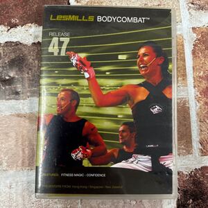 47★レスミルズ★Lesmills★DVD★CD★中古品★BodyCombat47★ボディコンバット★英語コレオノート★箱に傷有り★3点セット再生確認済