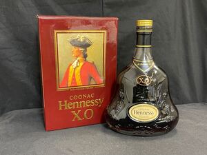 KY0701-12　Hennessy　X.O　COGNAC　700ml　40％　ヘネシー　コニャック　ブランデー　クリアボトル　金キャップ 古酒