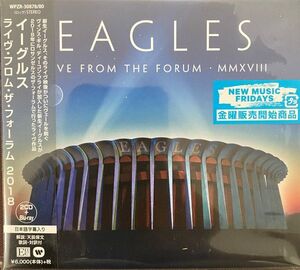 3discs CD イーグルス ライヴ・フロム・ザ・フォーラム 2018 (2CD+Blu-ray) WPZR30878 Eagles Recording Company /00330