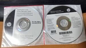 2枚組 HP 430 440 450 470 G3 + Windows7 リカバリー ドライバー ディスク　DVD D120