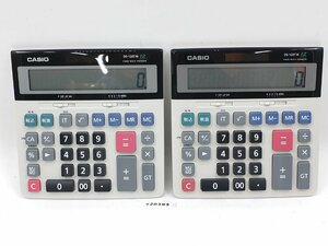 【z28383】未使用品 CASIO カシオ 加算器方式電卓 DS-120TW 大型表示 12桁 税計算 計算機 動作確認済 計2台 まとめ 格安スタート