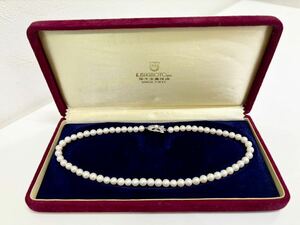 MIKIMOTO ミキモト 御木本真珠店 真珠 パール ネックレス 留め具シルバー S刻印 レディースアクセサリー 