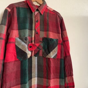 アメリカ古着 エンジニアドガーメンツ ハーフボタン プルオーバー ワークシャツ U.S Used Clothing Engineered Garments Pullover Shirt