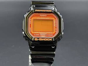 【未使用】G-SHOCK DW-5600CS-1JF Crazy Colors クレイジーカラーズ スクエア ブラック オレンジ Gショック CASIO カシオ 希少J1