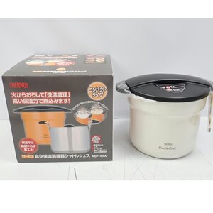 1円【未使用】THERMOS サーモス/シャトルシェフ 真空保温調理器 4.3L IH 200V対応/KBF-4500/62