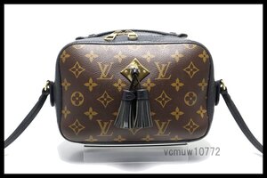 近年モデル希少美中古■LOUIS VUITTON モノグラム サントンジュ レザー 2way ショルダーバッグ ルイヴィトン■1212sk39572