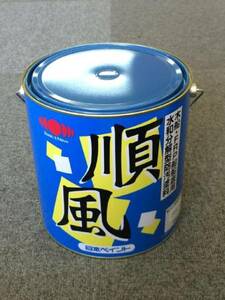 送料無料　日本ペイント　順風　青　4kg　4缶セット