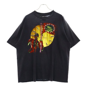 VINTAGE ヴィンテージ 90s A TRIBE CALLED QUEST BEATS RHYMES AND LIFE 半袖Tシャツ カットソー ブラック